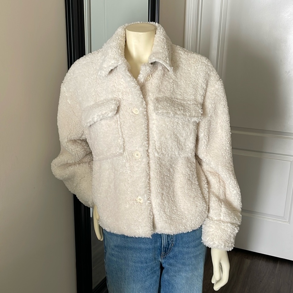 Banana Republic Sherpa Trucker Jacket